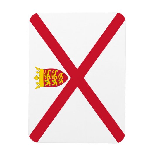 Jersey Flag Magnet (Vertikal)