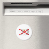 Jersey-Flag-Magnet Magnet (In Situ (Geschirrspüler))