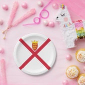 Jersey Flag Pappteller (Party)