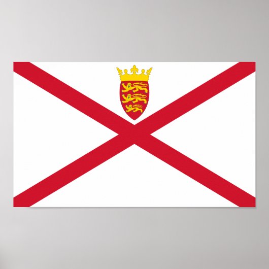 Jersey Flag Poster (Vorne)