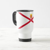 Jersey Flag Reisebecher (Vorderseite Links)