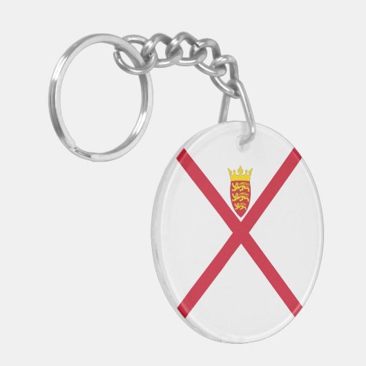 Jersey Flag Schlüsselanhänger (Vorderseite links)