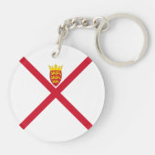 Jersey Flag Schlüsselanhänger (Rückseite)