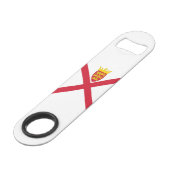 Jersey Flag Speed Flaschenöffner (Rückseite Schrägansicht)