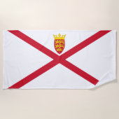 Jersey Flag Strandtuch (Vorderseite)
