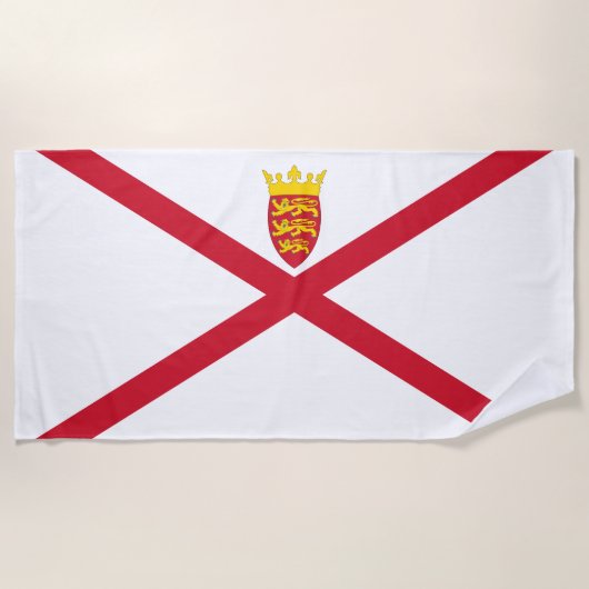 Jersey Flag Strandtuch (Vorderseite)