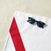 Jersey Flag Strandtuch (Beispiel)