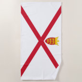 Jersey Flag Strandtuch (Vorderseite)