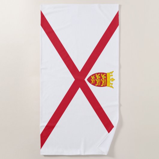 Jersey Flag Strandtuch (Vorderseite)