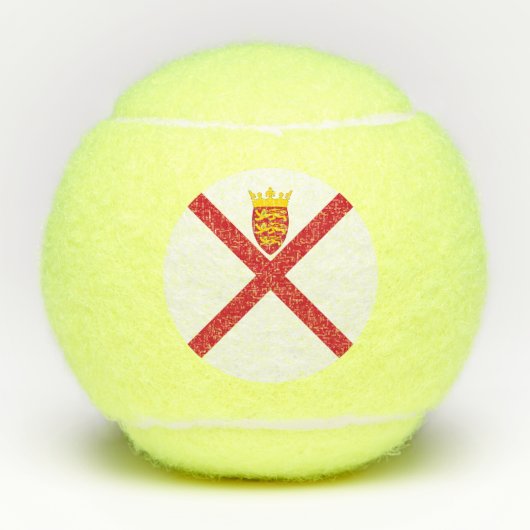 Jersey Flag Tennisbälle (Vorderseite)