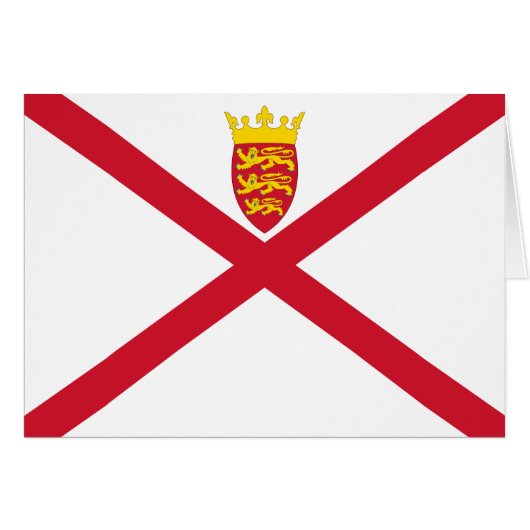 Jersey-Flagge (Vorderseite (Horizontal))