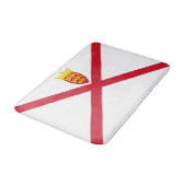 Jersey-Flagge Badematte (Schrägansicht)