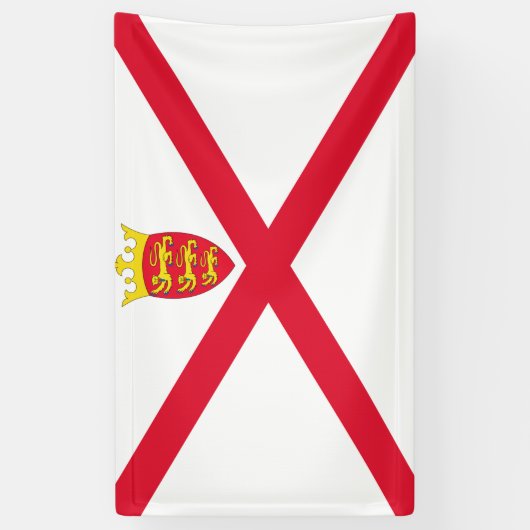 Jersey-Flagge Banner (Vertikal)
