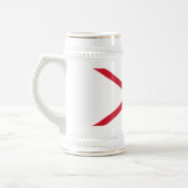 Jersey-Flagge Bierglas (Links)