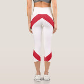 Jersey-Flagge Capri Leggings (Rückseite)