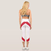 Jersey-Flagge Capri Leggings (Rückseite)
