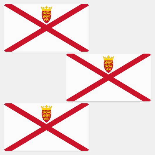 Jersey-Flagge Etiketten (Gruppe)