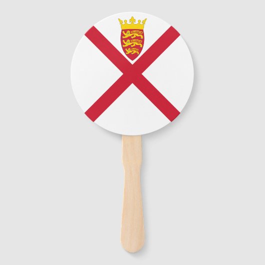 Jersey-Flagge Fächer (Vorderseite)