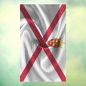 Jersey-Flagge Fensteraufkleber (Blatt 3)