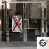 Jersey-Flagge Fensteraufkleber (Büro Tür)