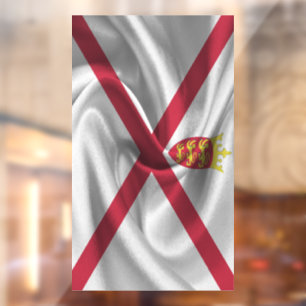 Jersey-Flagge Fensteraufkleber