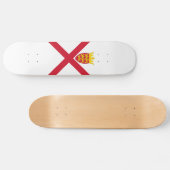 Jersey-Flagge Skateboard (Horizontal)