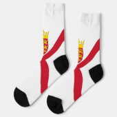 Jersey-Flagge Socken (Linkes Detail)
