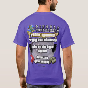 Jersey-Flipperautomat-Vereinigung PinGolf T-Shirt