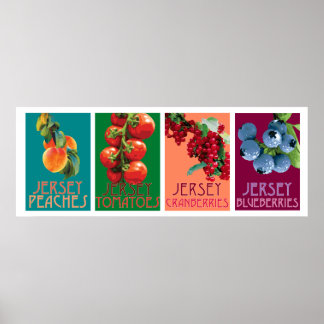Jersey Frucht Poster horizontal