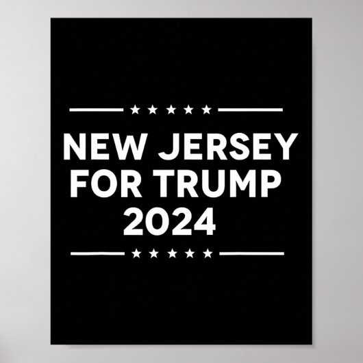 Jersey für Trump 2024 Poster (Vorne)