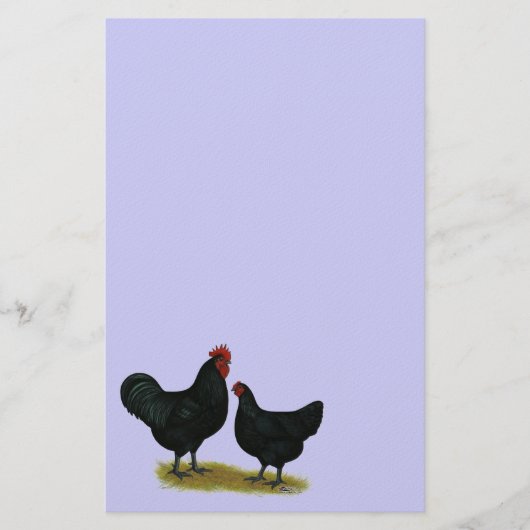 Jersey Giant Chickens Briefpapier (Vorderseite)