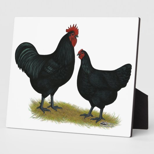 Jersey Giant Chickens Fotoplatte (Seite)