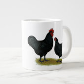 Jersey Giant Chickens Jumbo-Tasse (Vorderseite Rechts)