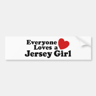 Jersey Girl Autoaufkleber