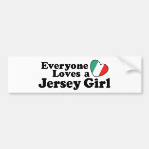 Jersey Girl Autoaufkleber