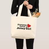 Jersey Girl Jumbo Stoffbeutel (Vorderseite (Produkt))