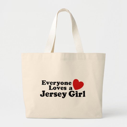 Jersey Girl Jumbo Stoffbeutel (Vorne)