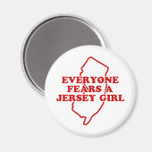 Jersey Girl Magnet (Vorderseite/Rückseite)