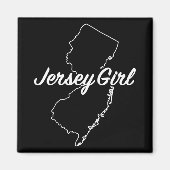 Jersey Girl New Jersey Magnet (Vorne)
