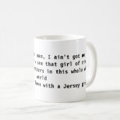 Jersey Girl Tasse (VorderseiteRechts)