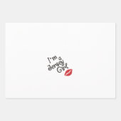 Jersey Girl Wrapping Paper Flat Sheet Set 3 Geschenkpapier Set (Vorderseite)