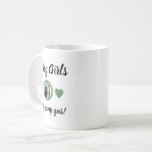 Jersey Girls Dont Pump Gas Womens Nj Kaffeetasse (Vorderseite Links)