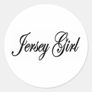 Jersey Girls Runder Aufkleber