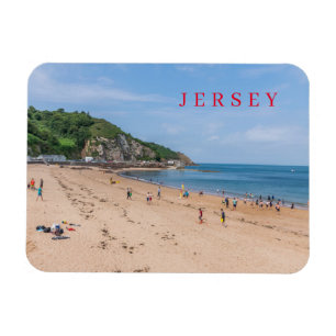 Jersey Greve de Lecq Beach View Kühlschrankmagnet Magnet