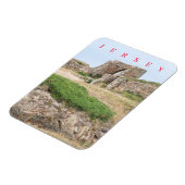 Jersey Grosnez Burgruine Aussicht Kühlschrankmagne Magnet (Linke Seite)