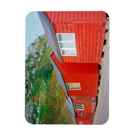 Jersey-Hütten Magnet (Vertikal)