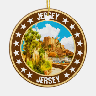 Jersey Keramik Ornament