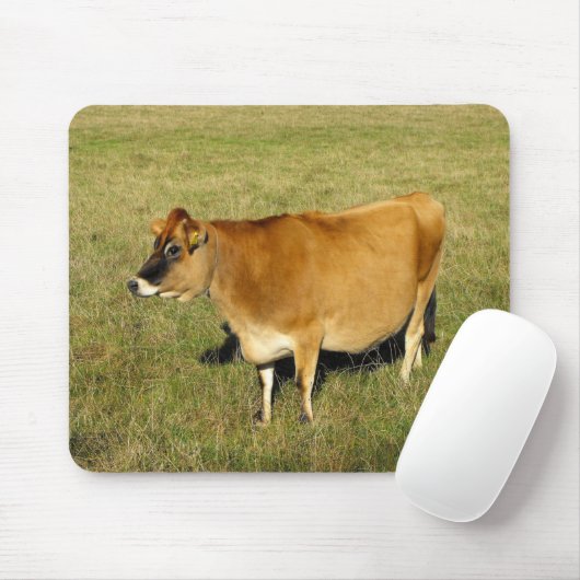 Jersey Kuh in St. John Mousepad (Mit Mouse)