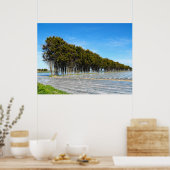 Jersey-Landschaft im Frühjahr Poster (Küche)