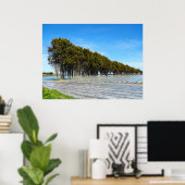 Jersey-Landschaft im Frühjahr Poster (Heimbüro)